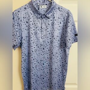 Yatta Golf Short Sleeve Polo Shirt Men’s Short Sleeve Small‎ Slate Flakes New